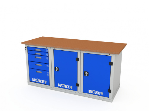 ER-00020631 Верстак трехтумбовый WOKER PRO 3511.1800