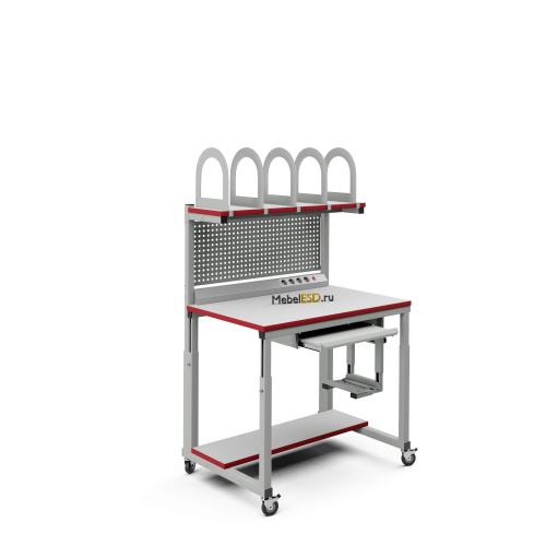 Стол мобильный компьютерный СМК