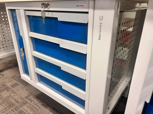 CTR 1202.S24.3-2 Верстак слесарный 2165x1193x743 мм