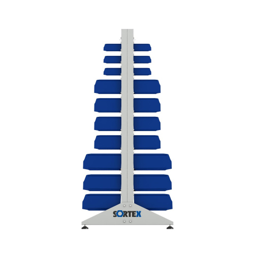 ER-00024047 Стеллаж для пластиковых лотков SORTEX двухсторонний 1800x1000x800.05